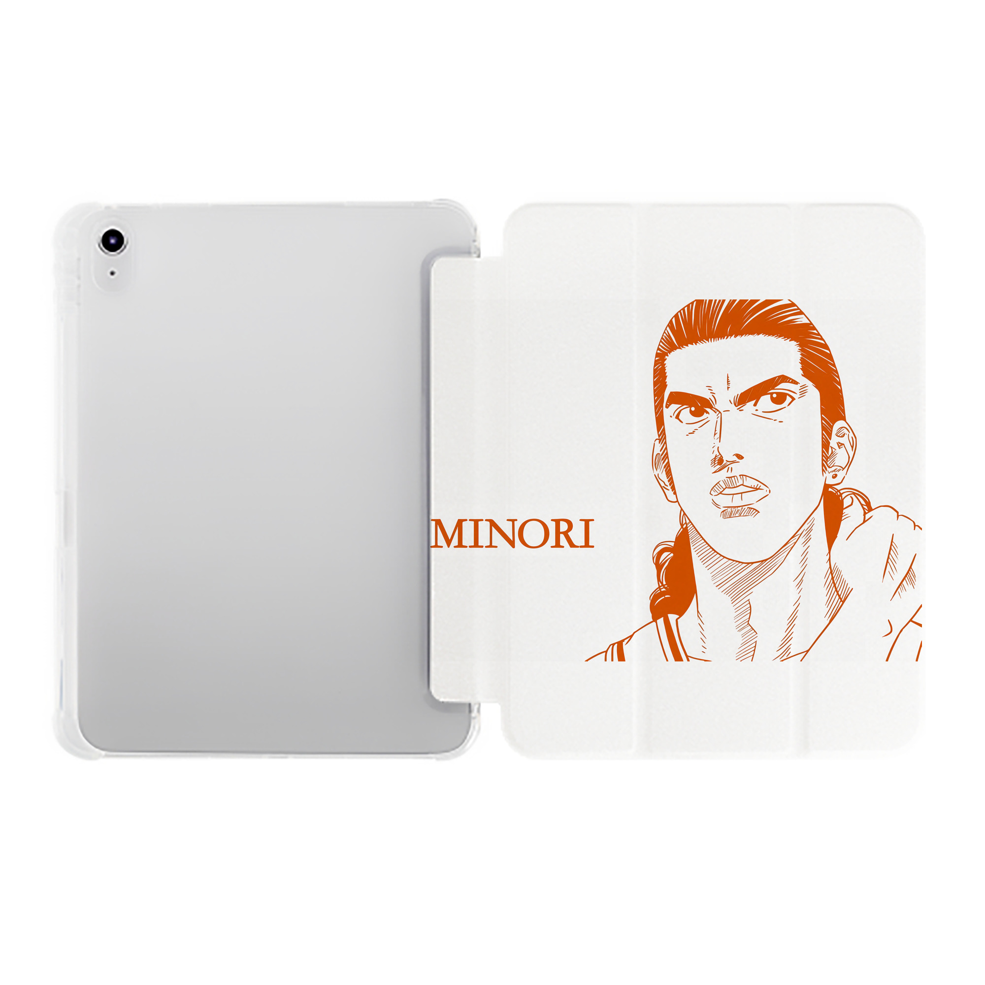 （画像用） SLAM DUNK／スラムダンク IPad ケース ペン収納付き 三つ折りスタンド PUレザー×シリコン 対応機種9.5/10.5/10.9インチ